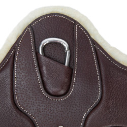 Cinchón con púas Elite Shires Velociti Lusso Havana Marr&amp;amp;amp;oacute;n