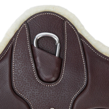 Cinchón con púas Elite Shires Velociti Lusso Havana Marr&amp;amp;amp;oacute;n
