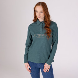 Sudadera con botones Equestrian Shires Aubrion Tomillo Verde