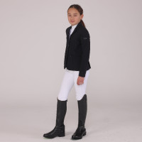 Chaqueta de concurso Optima Gx joven jinete Shires Aubrion Negro