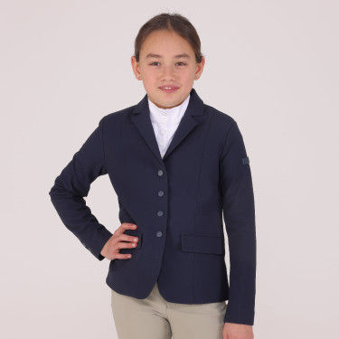 Chaqueta de concurso Optima MX jinete joven Shires Aubrion Marino Azul marino