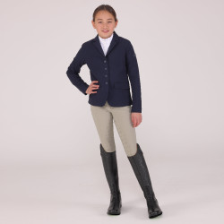 Chaqueta de concurso Optima MX jinete joven Shires Aubrion Marino Azul marino