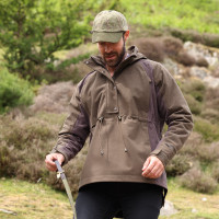 Sudadera unisex con cremallera de un cuarto Heritage Shires Aubrion Oliva oscuro Kaki
