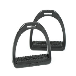 Estribos Premium Profile Shires Compositi Negro