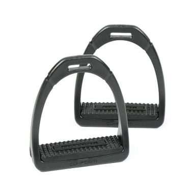 Estribos Premium Profile Shires Compositi Negro