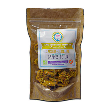 Galletas de lino para perro Happy Crackers