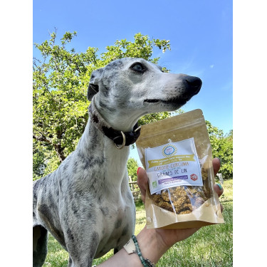 Galletas de lino para perro Happy Crackers