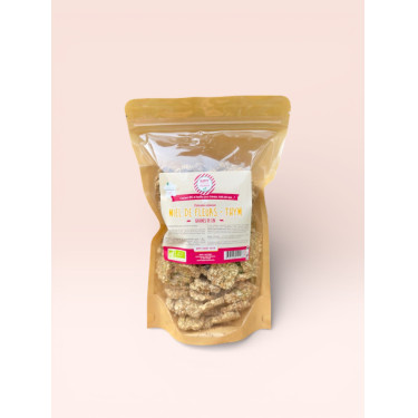 Galletas crujientes de linaza Happy Crackers miel y tomillo