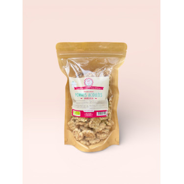 Galletas crujientes de semillas de lino Happy Crackers manzanas ácidas