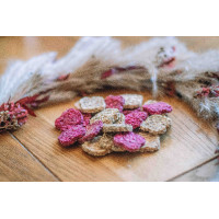 Galletas crujientes de semillas de lino Happy Crackers manzanas ácidas