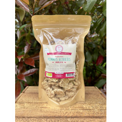 Galletas crujientes de semillas de lino Happy Crackers manzanas ácidas