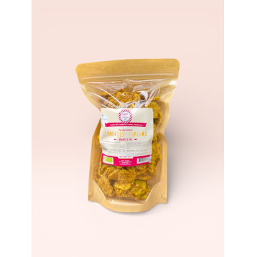 Galletas de linaza Happy Crackers zanahoria y cúrcuma