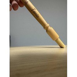 Pincel para ungüento de madera Nellumbo