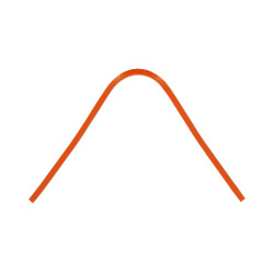 Arcada de armazón Eric Thomas Hybrid EK-Confortech Naranja