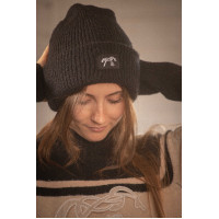 Gorro Pénélope Solena mujer Negro