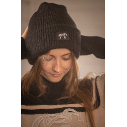 Gorro Pénélope Solena mujer Negro