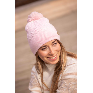 Gorro Pénélope Virgie mujer Rosa pálido