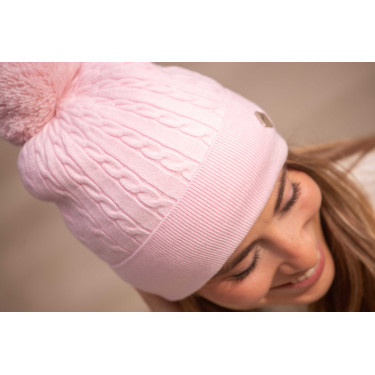 Gorro Pénélope Virgie mujer Rosa pálido