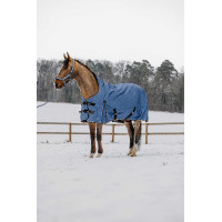 Manta Equithème EK-TYREX Aisance 1200D cuello alto Azul cobalto