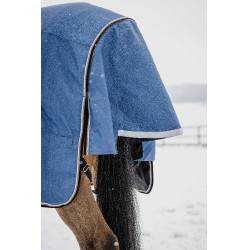 Manta Equithème - TYREX Aisance 1200D - Cuello Alto Azul cobalto