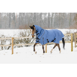 Cubrecuello Equithème - TYREX Aisance 1200D Azul Cubrecuello Equithème - TYREX Aisance 1200D Azul