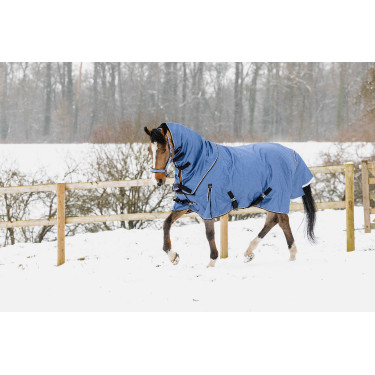 Cubrecuello Equithème - TYREX Aisance 1200D Azul Cubrecuello Equithème - TYREX Aisance 1200D Azul
