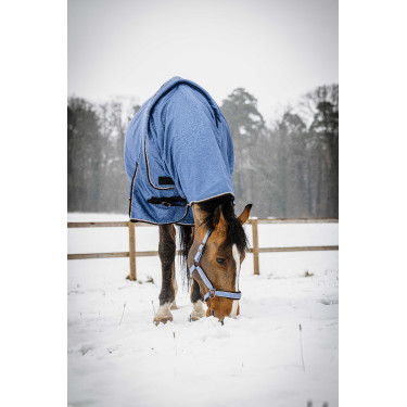 Cubrecuello Equithème - TYREX Aisance 1200D Azul Cubrecuello Equithème - TYREX Aisance 1200D Azul