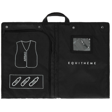 Funda de protección para airbag Equithème Negro