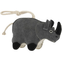 Juguete para caballos Hippotonic Rinoceronte Gris