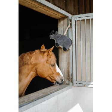 Juguete para caballos Hippotonic Rinoceronte Gris