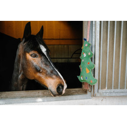 Juguete para caballos Hippotonic Árbol de Navidad Verde