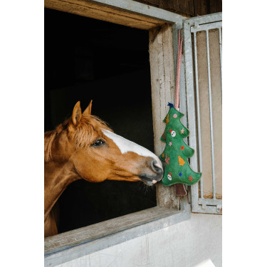 Juguete para caballos Hippotonic Árbol de Navidad Verde