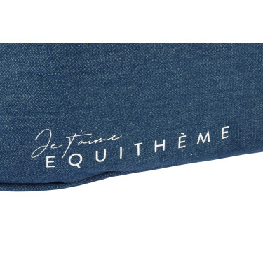 Sac week end Je t'aime EQUITHÈME Denim Azul