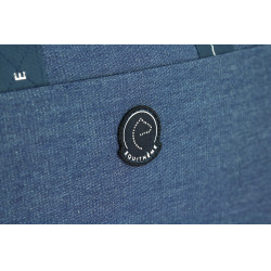 Sac week end Je t'aime EQUITHÈME Denim Azul