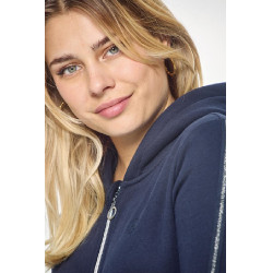 Sudadera con cremallera Harcour Sworm mujer Marino Azul marino