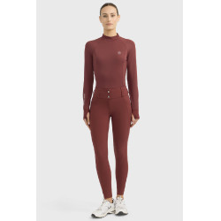 Pantalón de equitación Luce Harcour Vid de uva Burdeos