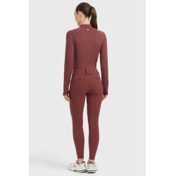 Pantalón de equitación Luce Harcour Vid de uva Burdeos
