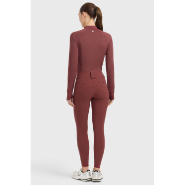 Pantalón de equitación Luce Harcour Vid de uva Burdeos