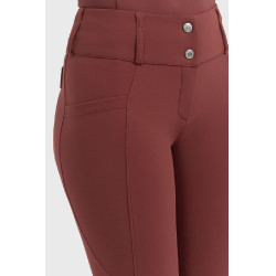 Pantalón de equitación Luce Harcour Vid de uva Burdeos