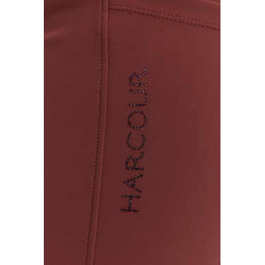 Pantalón de equitación Luce Harcour Vid de uva Burdeos