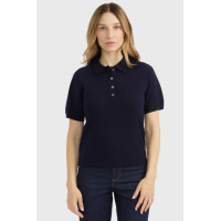 Polo suéter Harcour Cherry mujer Marino Azul marino
