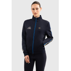 Sudadera con cremallera Budapest Unisex EEF x Harcour Marino Azul marino Sudadera con cremallera Budapest Unisex EEF x Harcour Marino Azul marino