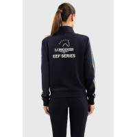 Sudadera con cremallera Budapest Unisex EEF x Harcour Marino Azul marino