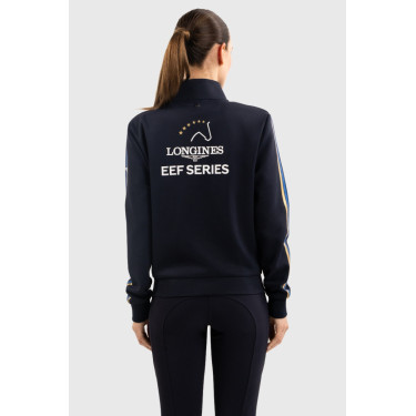 Sudadera con cremallera Budapest Unisex EEF x Harcour Marino Azul marino