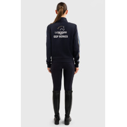 Sudadera con cremallera Budapest Unisex EEF x Harcour Marino Azul marino Sudadera con cremallera Budapest Unisex EEF x Harcour Marino Azul marino