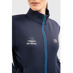 Sudadera con cremallera Budapest Unisex EEF x Harcour Marino Azul marino Sudadera con cremallera Budapest Unisex EEF x Harcour Marino Azul marino