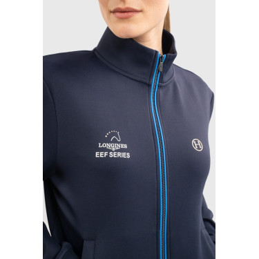 Sudadera con cremallera Budapest Unisex EEF x Harcour Marino Azul marino Sudadera con cremallera Budapest Unisex EEF x Harcour Marino Azul marino
