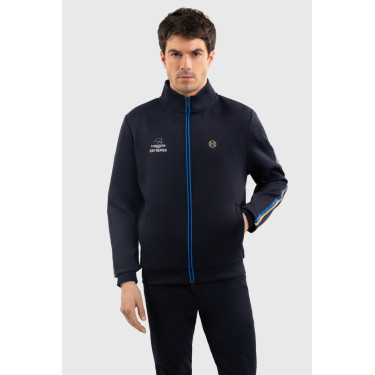 Sudadera con cremallera Budapest Unisex EEF x Harcour Marino Azul marino Sudadera con cremallera Budapest Unisex EEF x Harcour Marino Azul marino