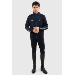 Sudadera con cremallera Budapest Unisex EEF x Harcour Marino Azul marino Sudadera con cremallera Budapest Unisex EEF x Harcour Marino Azul marino