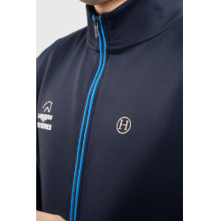 Sudadera con cremallera Budapest Unisex EEF x Harcour Marino Azul marino Sudadera con cremallera Budapest Unisex EEF x Harcour Marino Azul marino